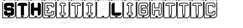STHeiti Lightttc字体转换